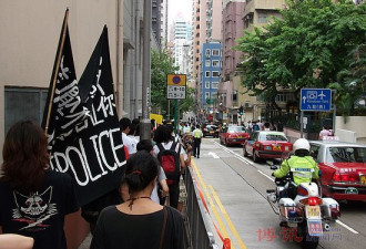 香港大学生游行 抗议警察变为大陆公安