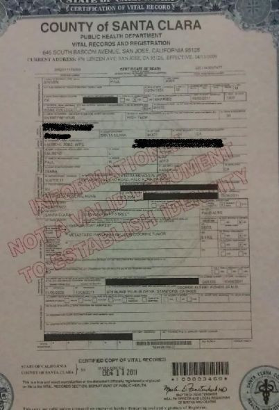 乔布斯安葬地曝光：加州Alta Mesa纪念公园 名人墓环绕(图)