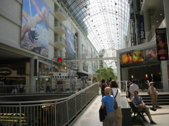 多伦多图片_多伦多风景图片_toronto eaton centre，多伦多最大的shopping mall