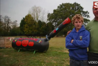 英国12岁男孩 打造出现实版愤怒的小鸟