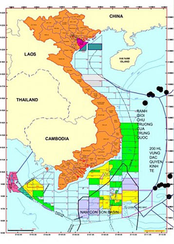 南海油井达千余口 中国掌握着南中国海最大的油田(组图)