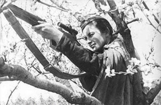 不让须眉 二战苏联美女狙击手曾击毙309德军(组图)