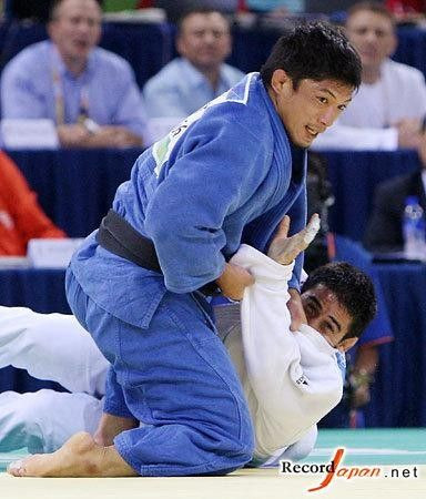 日本66公斤级男子柔道北京奥运会冠军内柴正人。
