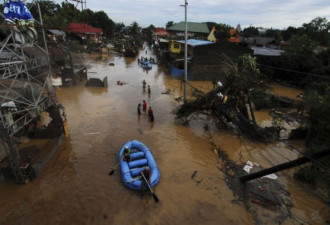 组图：热带风暴袭菲律宾致440人死亡