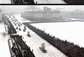 金正日葬礼图片：朝鲜公然照片造假