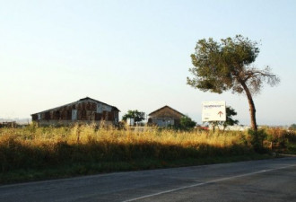 风景如画 夕阳下中的意大利乡村民宅
