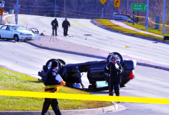 被疑醉驾：密西沙加撞车 父死稚子伤