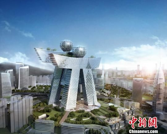 重庆将新建一座“人人”型高楼(图)