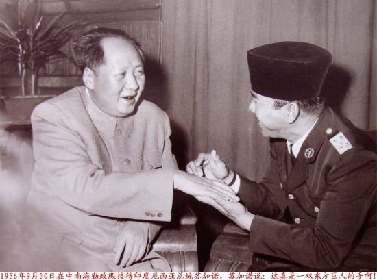 毛泽东曾给哪位外国领导人送过红玫瑰(图)