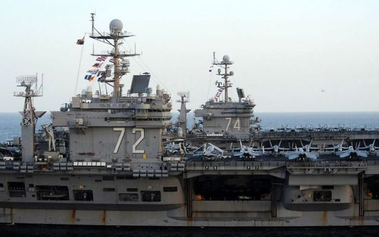 美国拟向海湾派出第4艘航母 伊朗将再次军演(图)