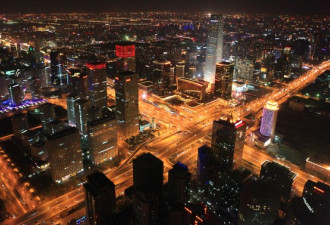 高清：摄影家航拍元宵节北京夜景