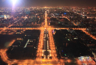 高清：摄影家航拍元宵节北京夜景