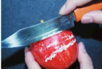 五个苹果竟刮出半斤蜡 吃真的没问题？