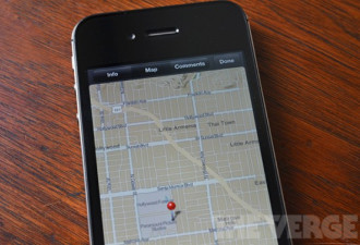 苹果停止使用Google Maps 自搞一套