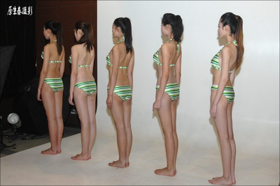 实拍：中国超模大赛 北京赛区佳丽泳装秀！（高清组图）