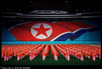 德国摄影师获准拍摄朝鲜10万人团体操