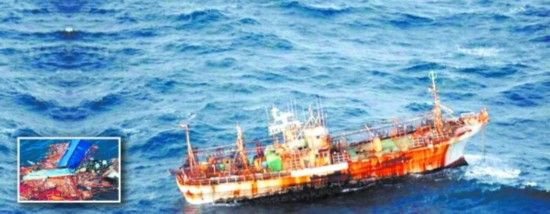 加拿大惊现日本无人“鬼船” 系海啸卷走的渔船