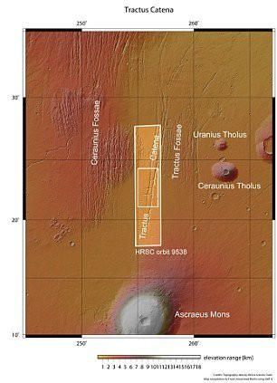 最新发现火星地下隧道 或是神秘生物避难天堂(组图)