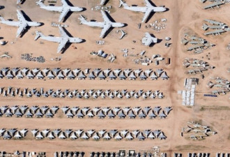 十大震撼谷歌卫星照 俯瞰美飞机墓地