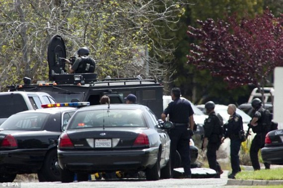 ATF and SWAT teams responded to the shooting Monday morning where a reported five people were killed by a Korean gunman thought to be in his 40s