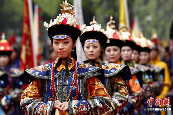 女性祭典&ldquo;祭蚕盛典&rdquo;重现北京北海公园先蚕坛(高清组图)