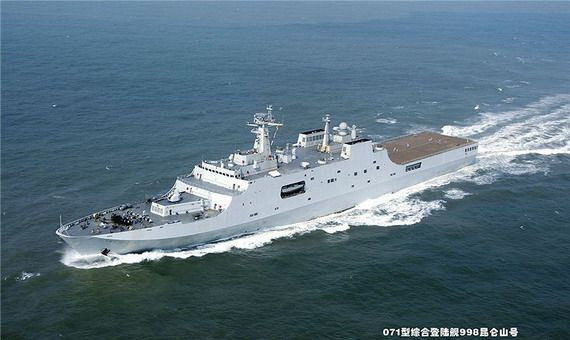 解放军2万5千吨直升机母舰曝光 火力凶猛(组图)