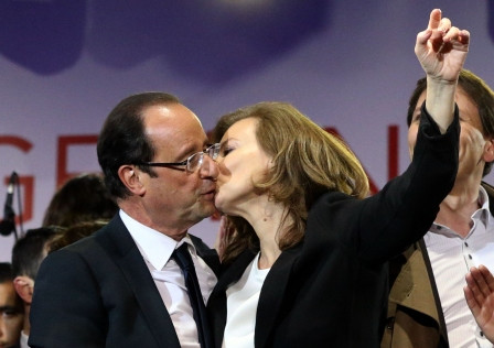 奥朗德当选法国总统 未来的第一夫人是横刀夺爱的小三(图)