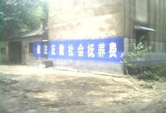 那些年：实拍中国农村计划生育标语