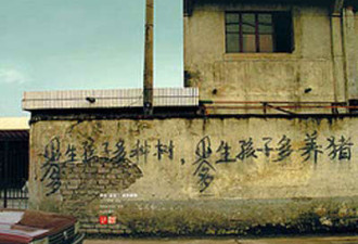 那些年：实拍中国农村计划生育标语