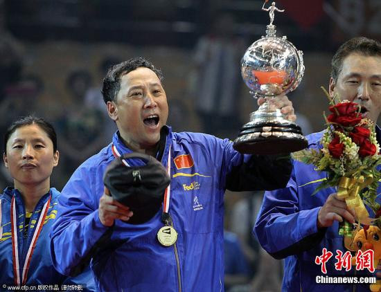 羽毛球锦标赛中国3-0横扫韩国 第12次捧起尤伯杯 (图)