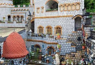 德国夫妇耗37年自家花园建童话城堡