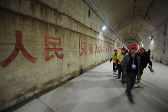 816：中国绝密地下核工厂开放 老兵故地重游失声痛哭(组图)