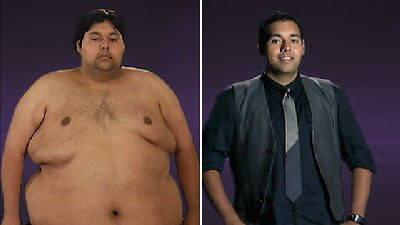 美国逾220公斤胖男一年内减重一半 抱得美人归(图)