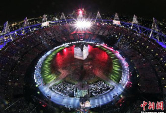 奥运会开幕 多文化符号展示英伦风范