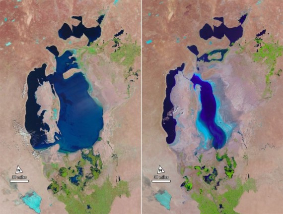 世界上历时最长地球资源卫星观测地球40年变迁(组图)