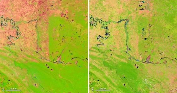 世界上历时最长地球资源卫星观测地球40年变迁(组图)