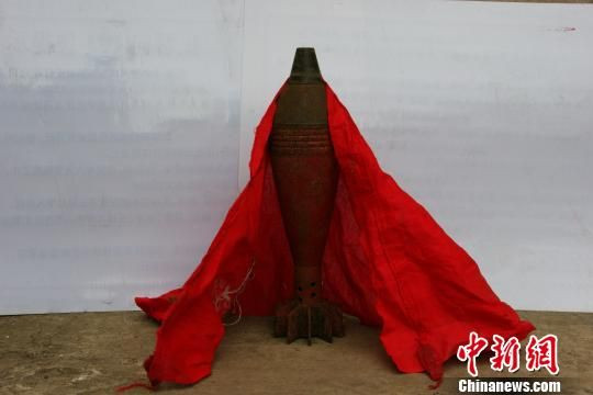 后怕！村民误将日军迫击炮炸弹当&ldquo;古董&rdquo;收藏一年(图)