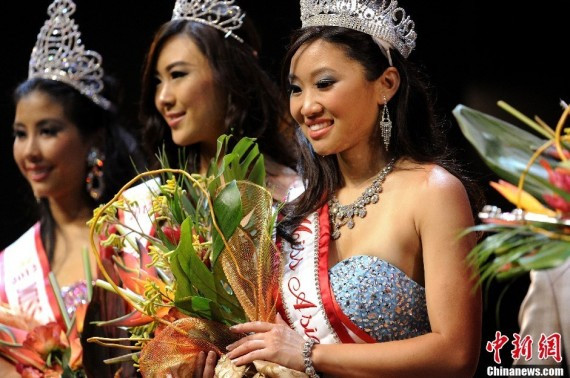 19岁韩裔大学生当选首届国际亚裔小姐(高清组图)