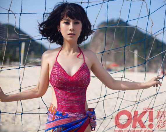 海清性感泳装大片 清凉夏日秀完美曲线(高清组图)