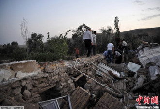 伊朗强震后发生20次余震 180人死千人伤
