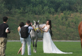 林丹谢杏芳婚纱照花絮曝光 美艳动人