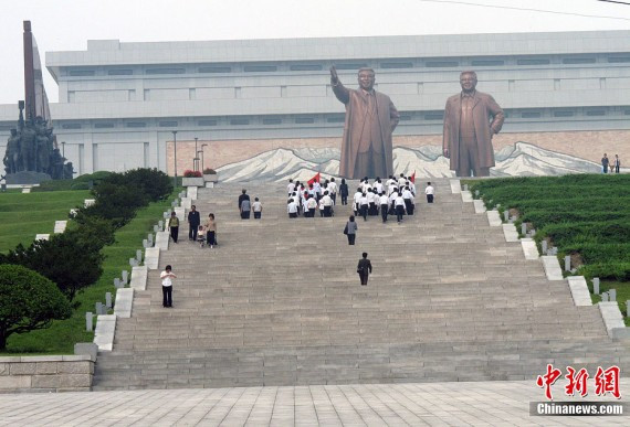 中国记者受邀访问平壤 记录国庆前的朝鲜(高清组图)