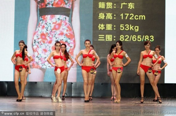 环球旅游小姐湖北三甲出炉 冠军穿龙袍不惧范爷(组图)