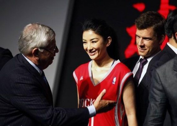 与来华NBA巨星搭档过的中国女星大盘点(高清组图)