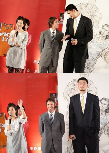 与来华NBA巨星搭档过的中国女星大盘点(高清组图)