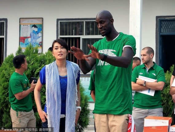 与来华NBA巨星搭档过的中国女星大盘点(高清组图)