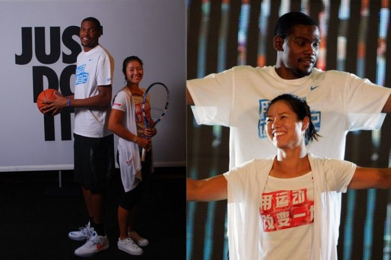 与来华NBA巨星搭档过的中国女星大盘点(高清组图)