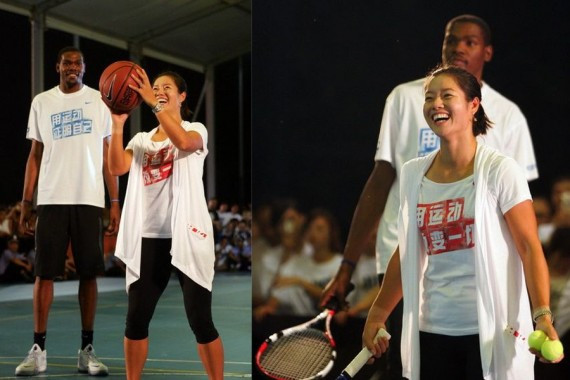 与来华NBA巨星搭档过的中国女星大盘点(高清组图)