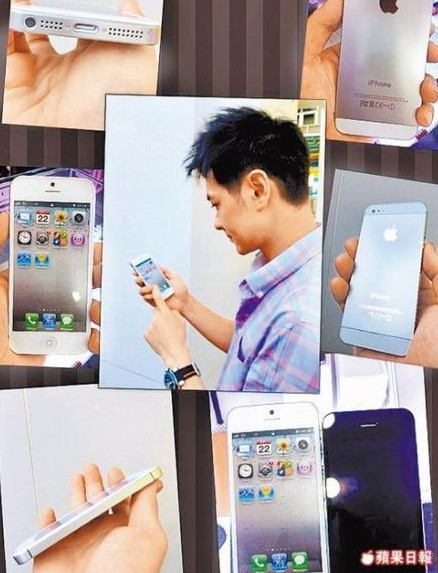 林志颖秀Iphone5真机 网友吐槽像网络模型(组图)