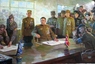 朝鲜宣传的历史：停战协定时没中国人